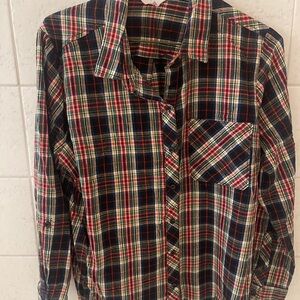 2/$6 Plaid Button-Up Shirt